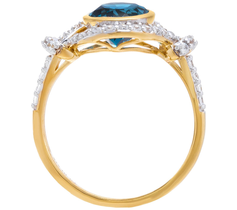 Affinity Gems 2.40 cttw Multi-Gemstone Ring, Sterling Silver — View 3