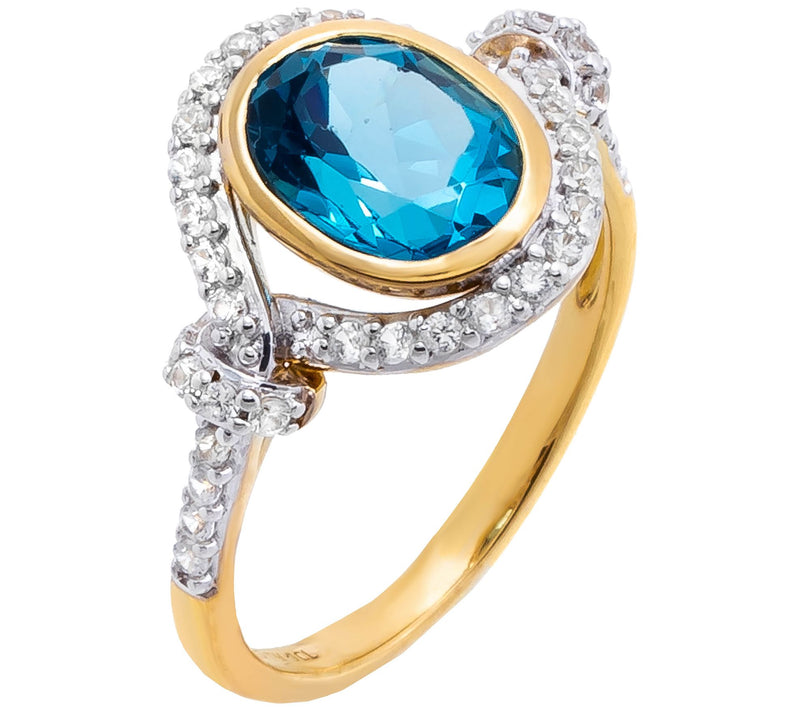 Affinity Gems 2.40 cttw Multi-Gemstone Ring, Sterling Silver — Main view