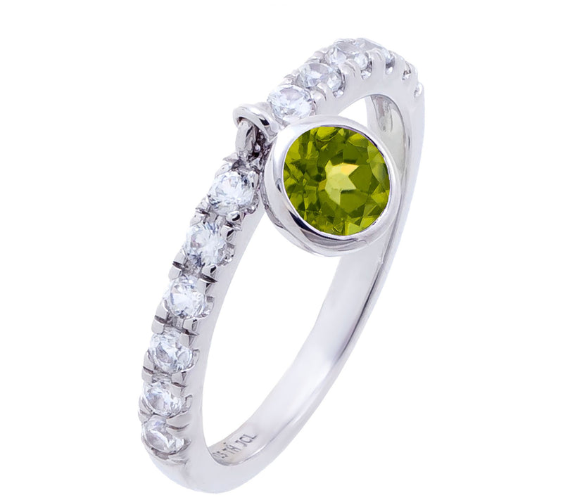 Affinity Gems Multi-Gemstone Charm Ring SterlinSilver — View 11