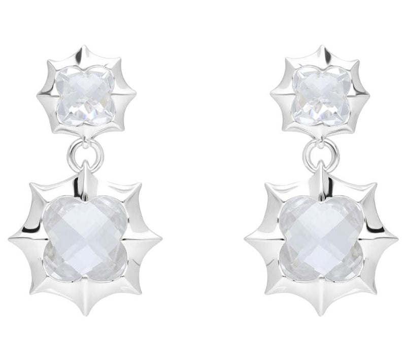 Margo Manhattan Sterling Silver White Topaz Zoey Earrings — Main view