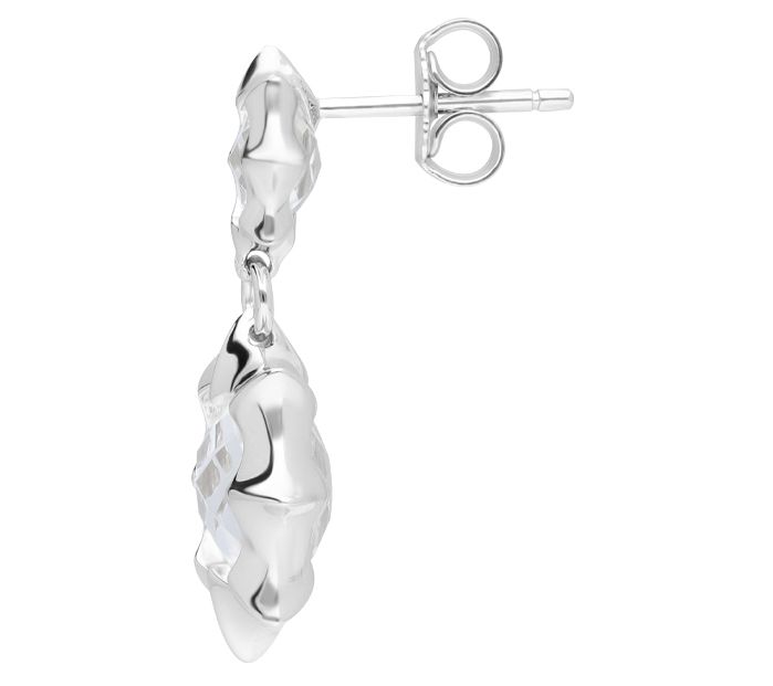 Margo Manhattan Sterling Silver White Topaz Zoey Earrings — View 4