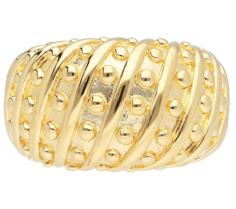 Tiffany Kay Studio 14K Gold Clad Armored Dome Ring — Main view