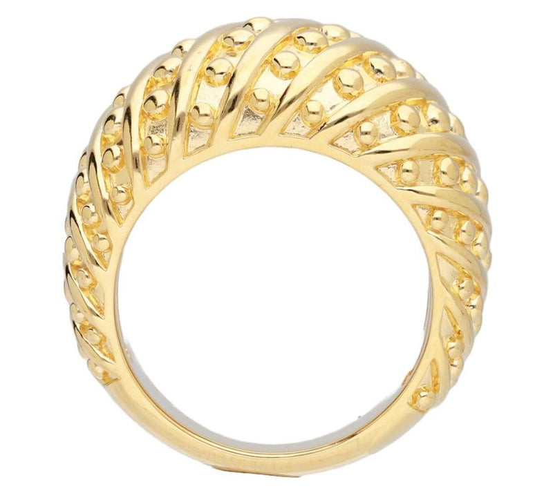 Tiffany Kay Studio 14K Gold Clad Armored Dome Ring — View 2