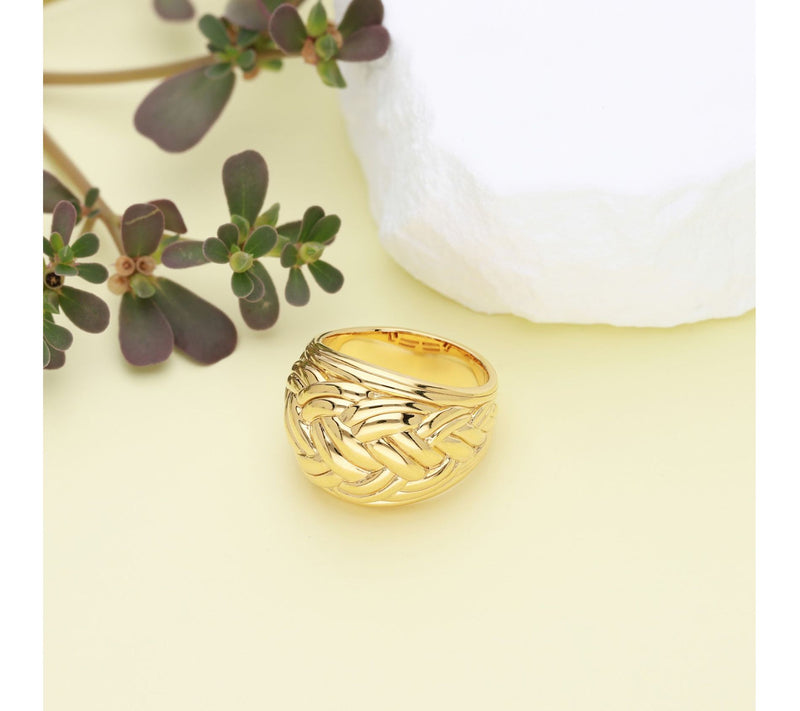 Tiffany Kay Studio 14K Gold Clad Entwined Cocktail Ring — View 4