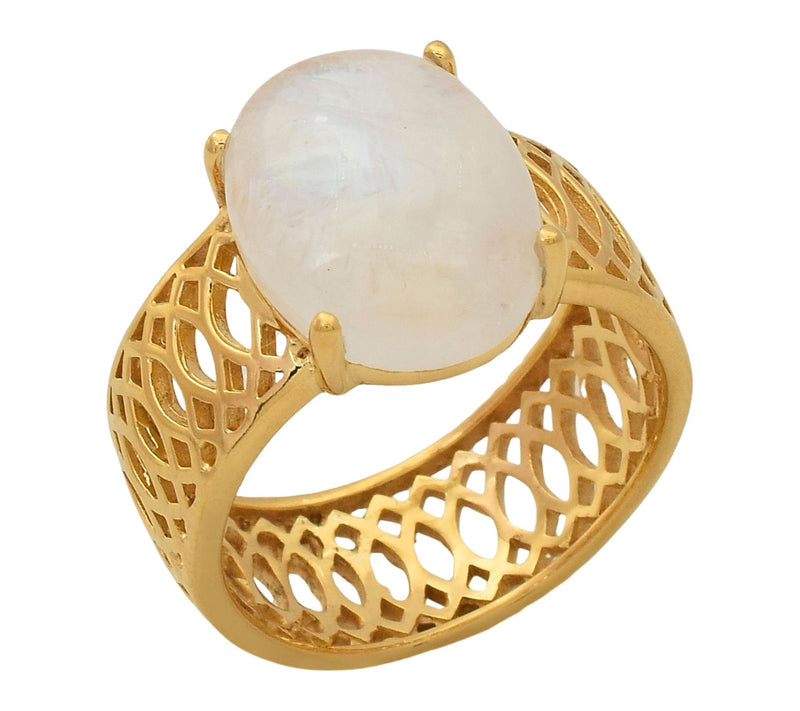 Affinity Gems Golden Rutile Quartz Solitaire Ring, Sterling — View 9