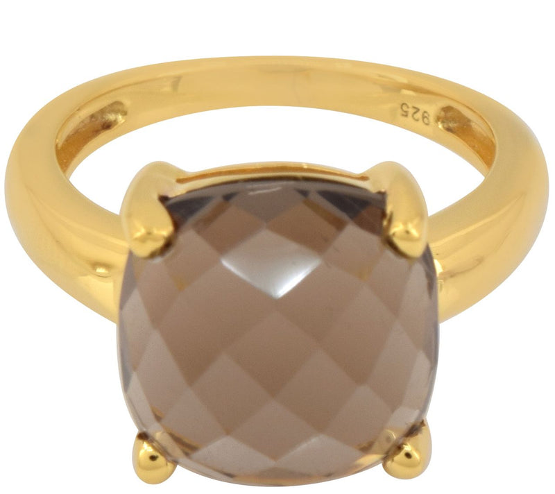 Affinity Gems Quartz Solitaire Ring,Sterling — View 4