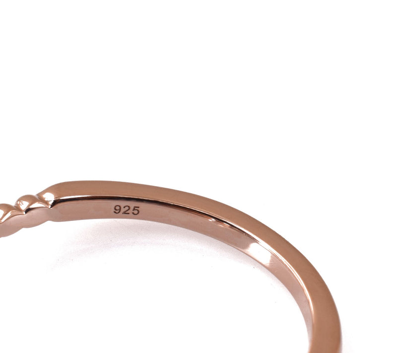 Affinity Gems Morganite Solitaire Ring, 14K Rose Plated — View 5