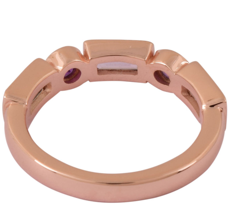 Affinity Gems Multi-Gemstone Band Ring, 14K Rose Gold Plated — View 5