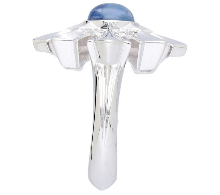 Margo Manhattan Sterling Silver Kyanite Lydia Ring — View 3