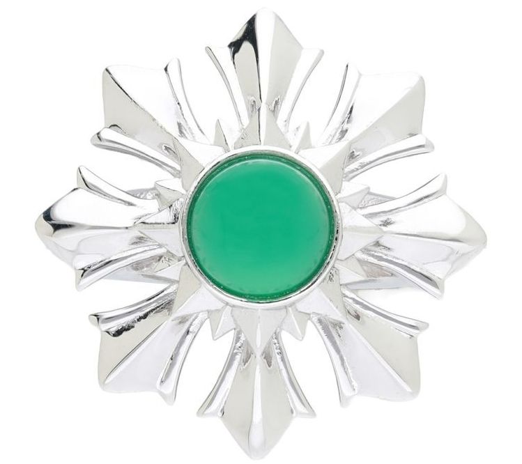 Margo Manhattan Sterling Silver Gemstone LydiaRing — View 2