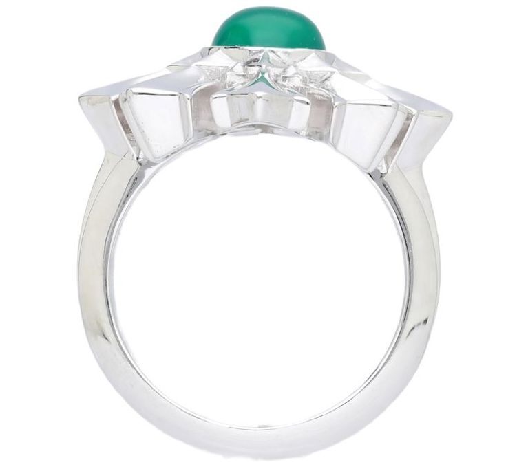 Margo Manhattan Sterling Silver Gemstone LydiaRing — View 4
