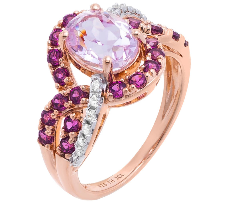 Affinity Gems Choice of Stone Cocktail Ring, Sterling Silver — View 5