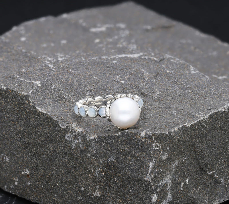 Tiffany Kay Studio Sterling Silver Cultured Pearl Ring — View 4