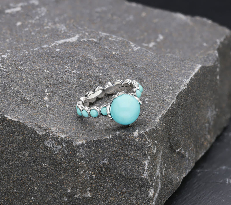 Tiffany Kay Studio Sterling Silver Turquoise Ring — View 4