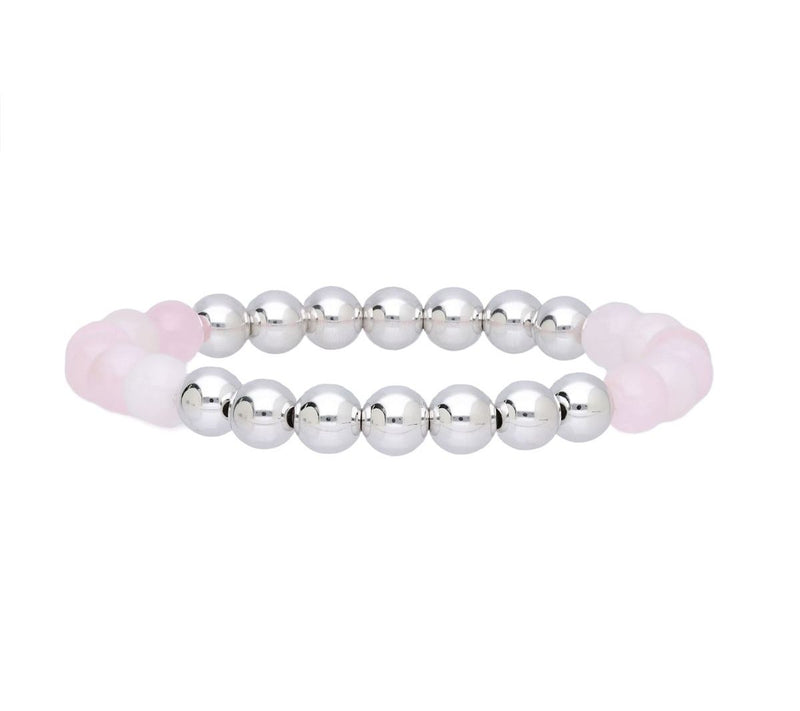 Elyse Ryan Sterling Silver & Morganite Bead Bra celet — Main view