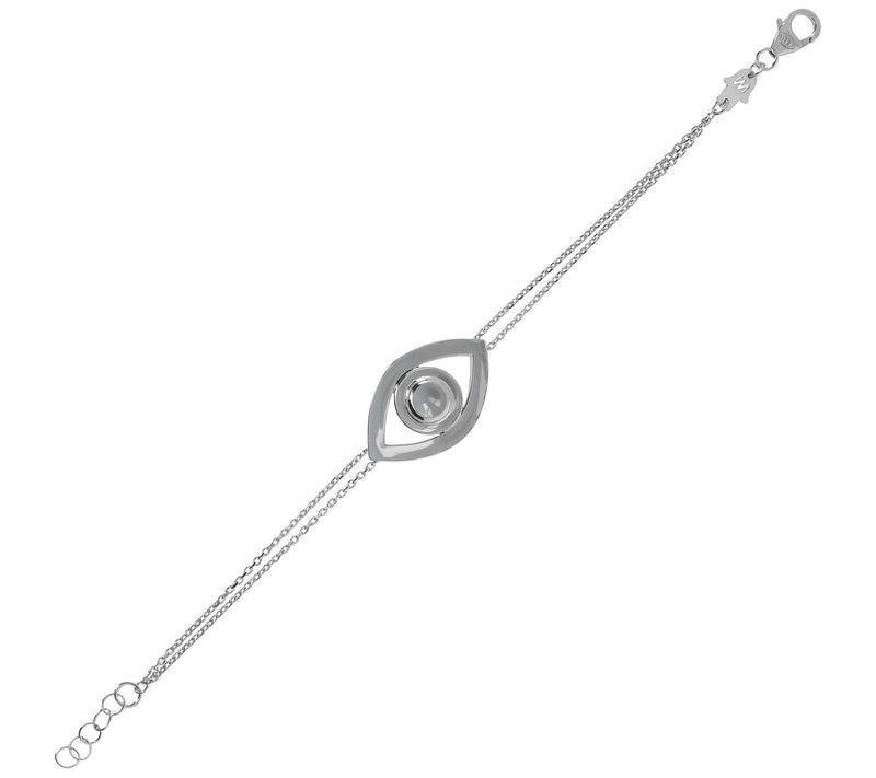 Netali Nissim Enamel Bold Evil Eye Bracelet, Sterling — View 21