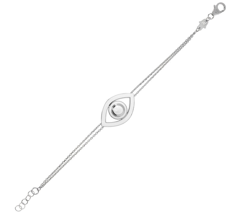 Netali Nissim Enamel Bold Evil Eye Bracelet, Sterling — View 28