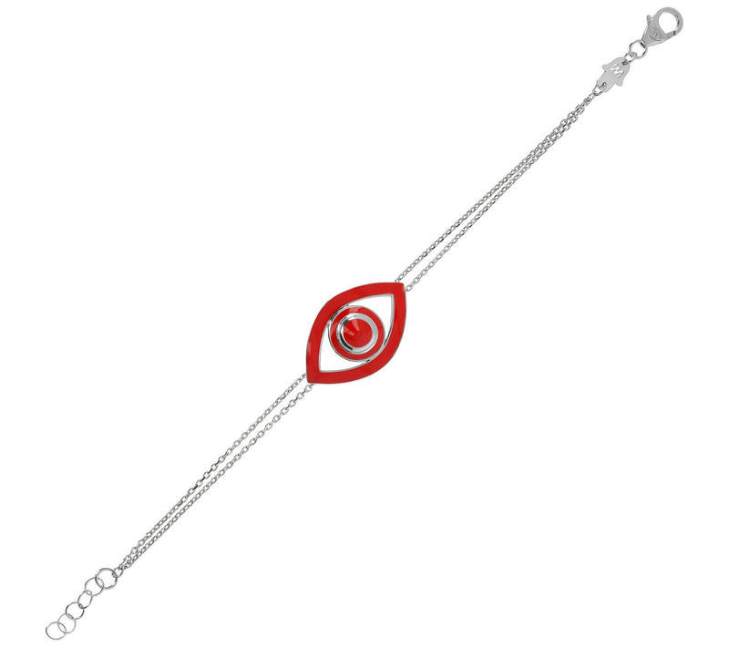 Netali Nissim Enamel Bold Evil Eye Bracelet, Sterling — View 15