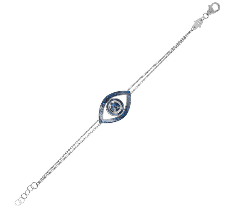 Netali Nissim Enamel Bold Evil Eye Bracelet, Sterling — View 29