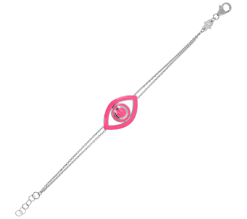 Netali Nissim Enamel Bold Evil Eye Bracelet, Sterling — View 31