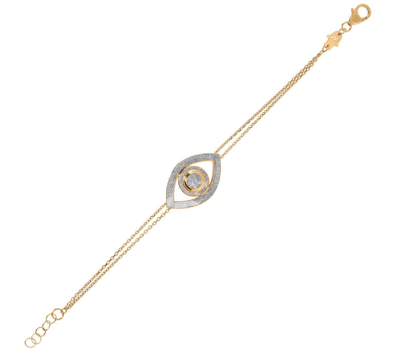 Netali Nissim Enamel Bold Evil Eye Bracelet, 18K Gold Plated — View 30