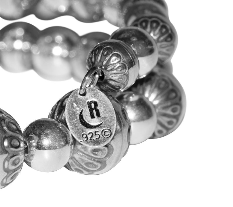 American West Classics Sterling Beaded Coil Wrap Bracelet — View 3