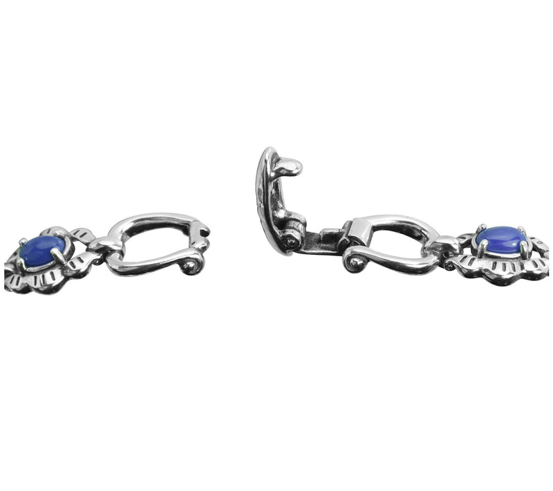 American West Sterling Santa Fe Sunrise Gemstone Link Bracelet — View 8