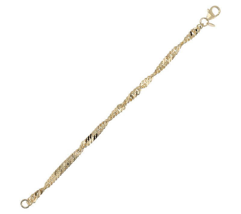 Bronzo Italia Singapore Chain Bracelet — View 2