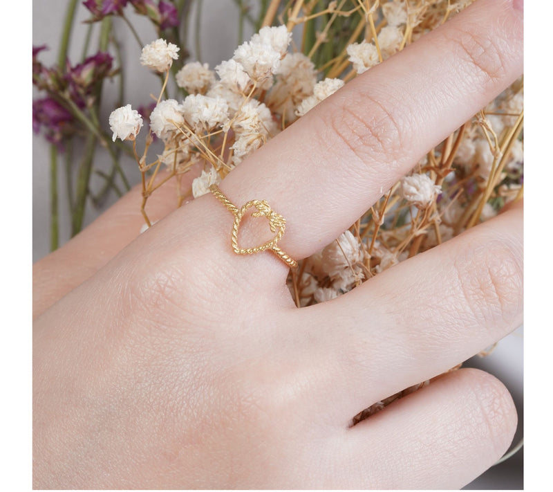 Goddaughters Sterling Silver Love Knot Ring — View 8