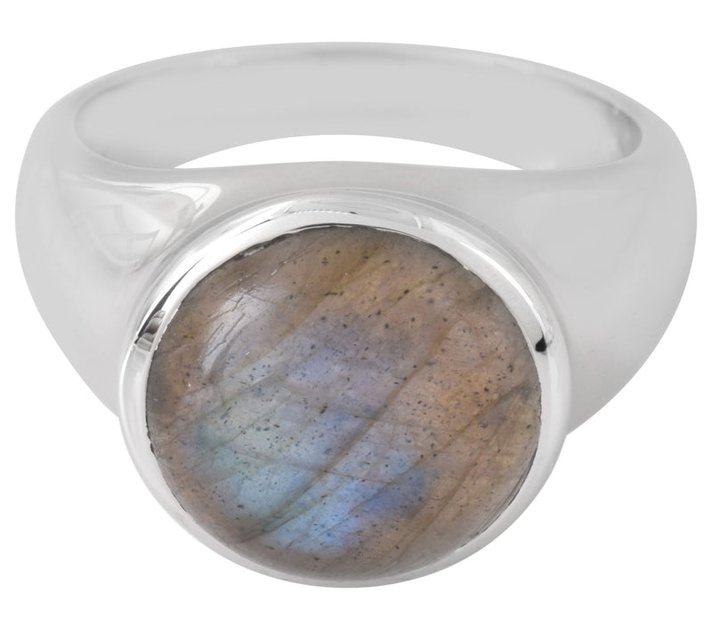 Affinity Gems Labradorite Solitaire Ring, Sterling Silver — View 5