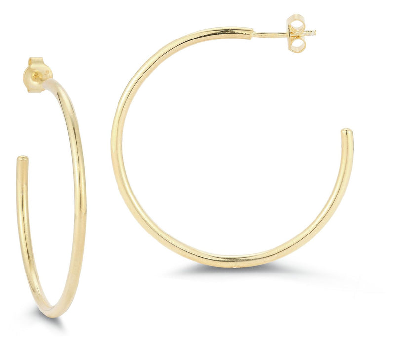 Sterlina Silver 2" Hoop Earrings, Sterling — View 10