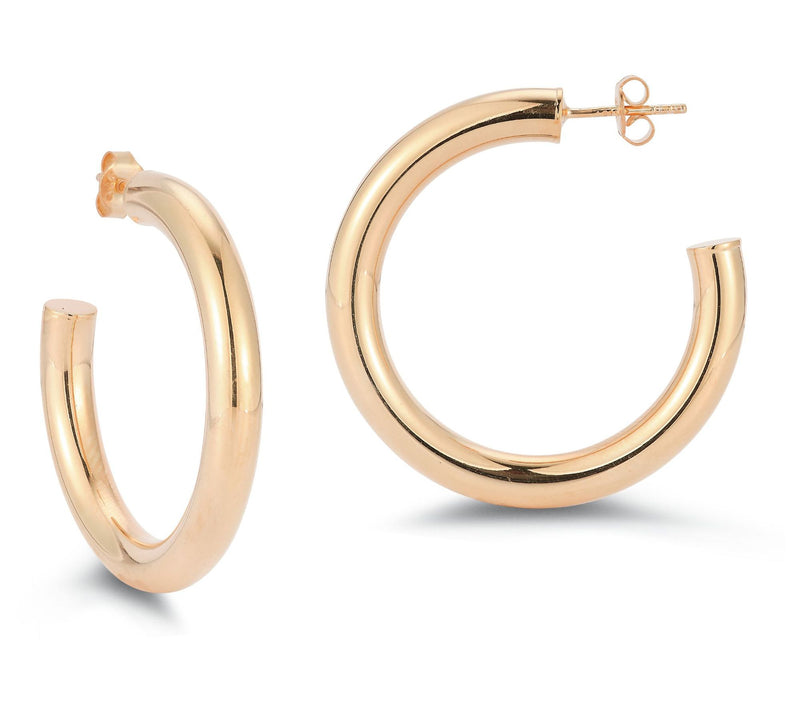 Sterlina Silver Bold Hoop Earrings, Sterling — View 8