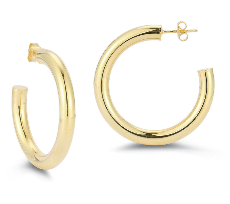Sterlina Silver Bold Hoop Earrings, Sterling — View 10