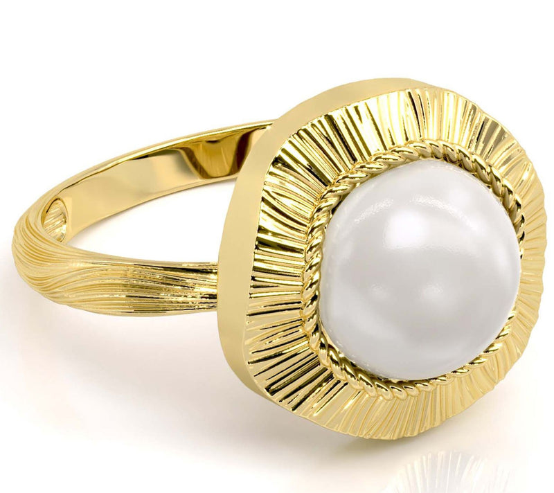 Adi Paz 14K Gold Cultured Pearl Ring — Main view