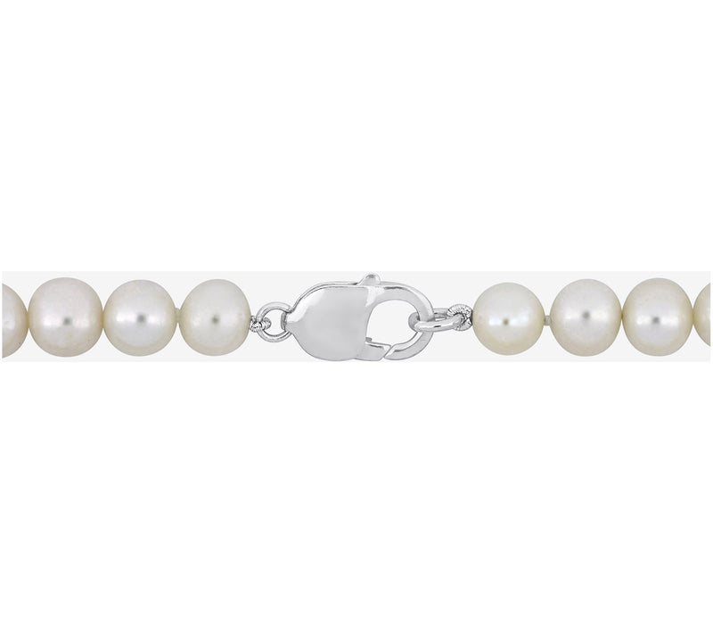Men's Cultured Pearl Bracelet, Sterling Silver — View 4