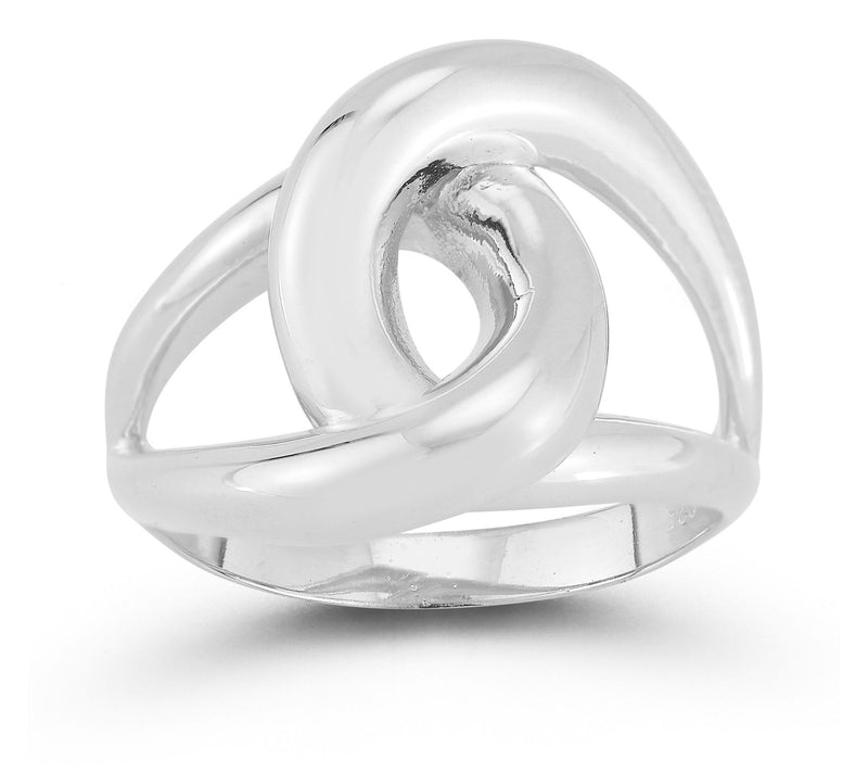 Sterlina Silver Bold Knot Ring, Sterling — View 7