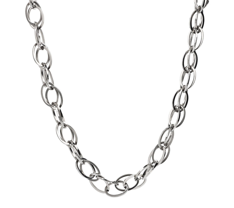 Steel by Design Polished Multi-Link 20" Necklace — View 3