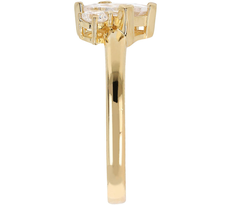 Diamonique Italia 1.15 cttw Ring, Sterling Silver — View 2