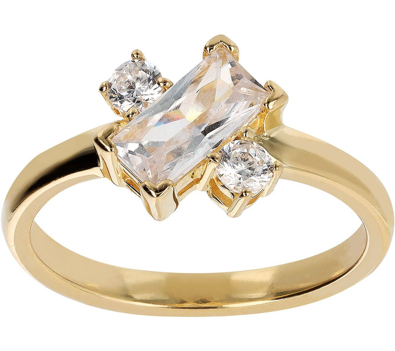 Diamonique Italia 1.15 cttw Ring, Sterling Silver — Main view
