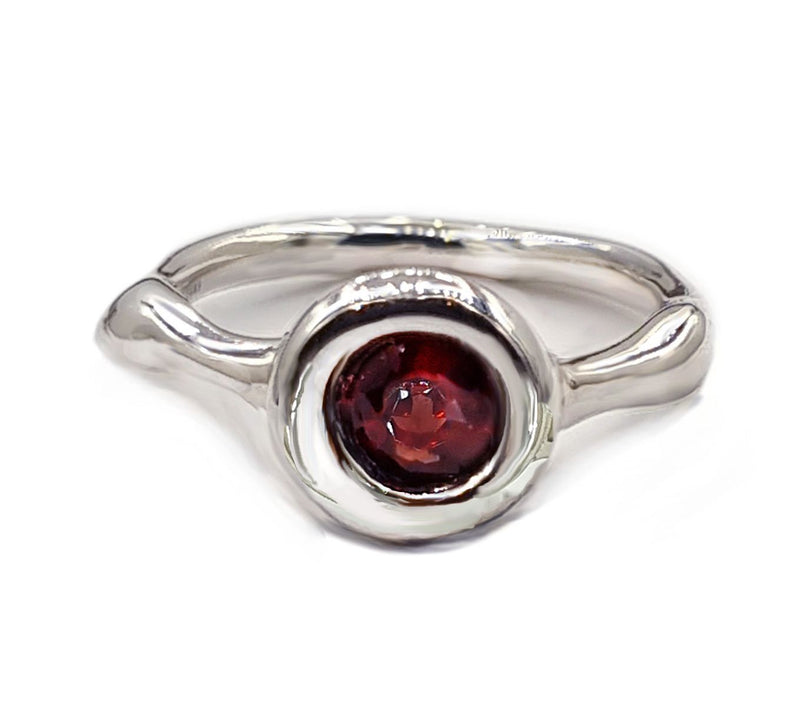 Hagit Sterling Silver Gemstone Twisted Ring — View 9