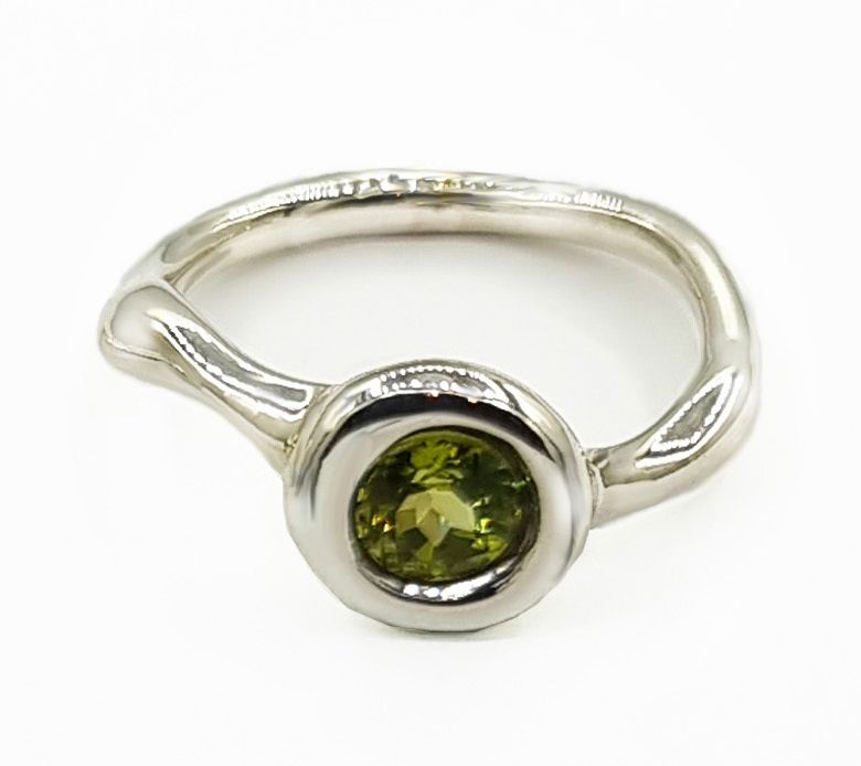 Hagit Sterling Silver Gemstone Twisted Ring — View 11