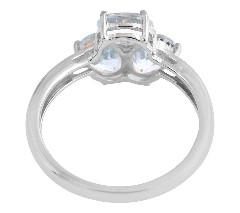 Affinity Gems Blue & White Topaz Ring, Sterling Silver — View 5