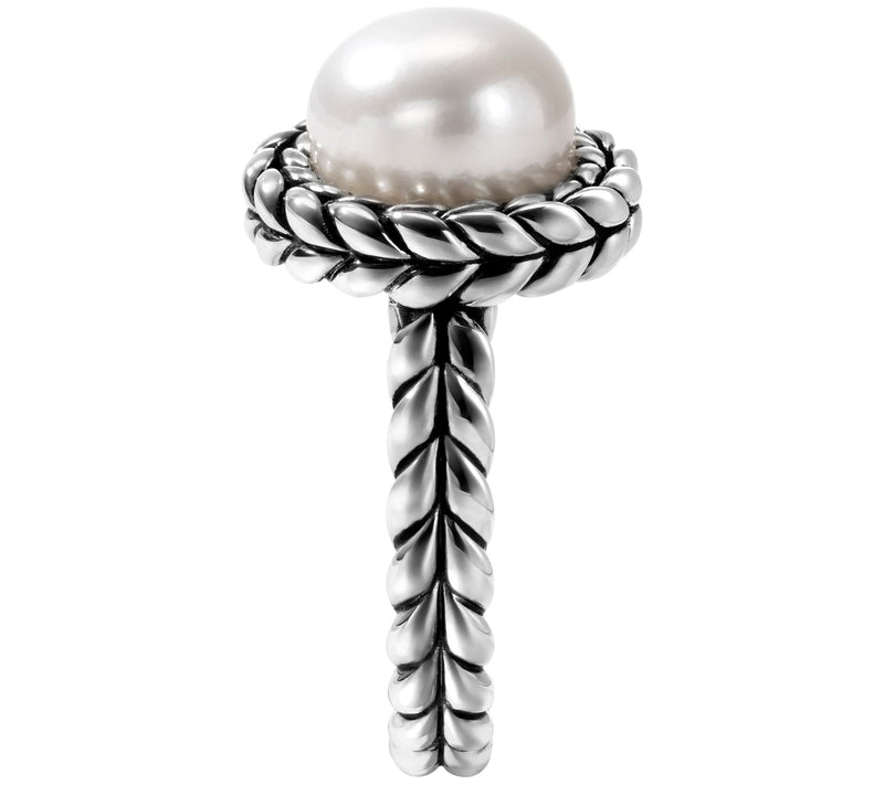 JAI Sterling Silver Cultured Freshwater Pearl Ring — View 3