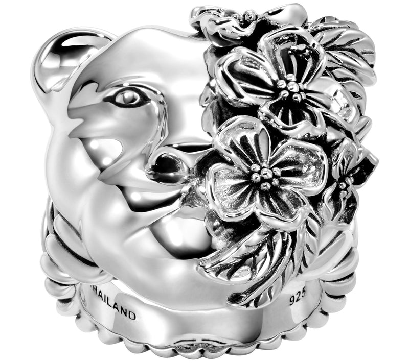 JAI Sterling Silver Inner Strength Lioness Ring — Main view