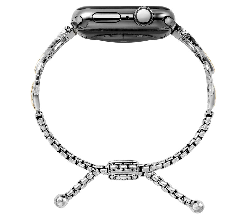JAI Sterling Silver & 14K Gold AdjustableWatch Strap — View 2