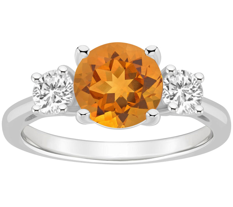 Affinity Gems Round Cut Multi-Gemstone Ring, Sterling Silver — View 2