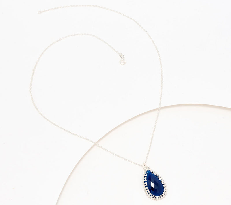JMH Jewellery Sterling Silver and Gemstone Pendant — View 8