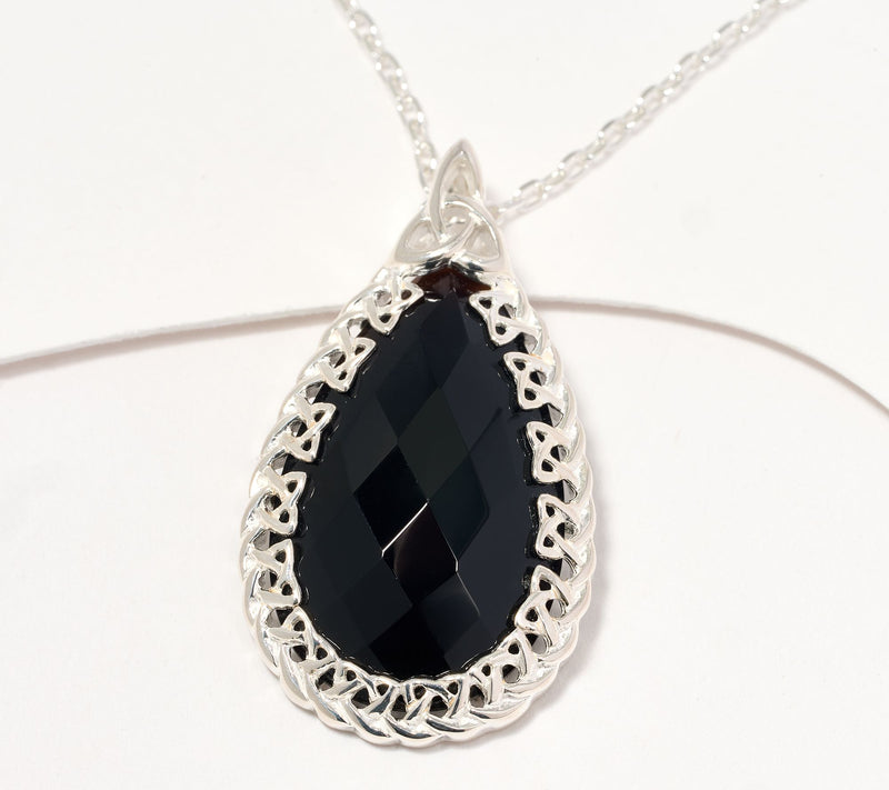 JMH Jewellery Sterling Silver and Gemstone Pendant — Main view