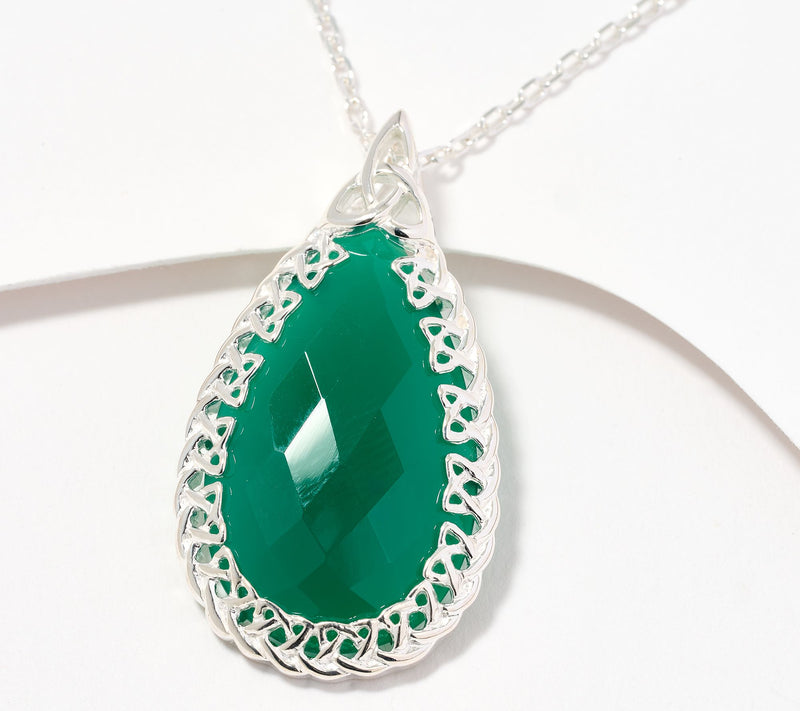 JMH Jewellery Sterling Silver and Gemstone Pendant — View 7