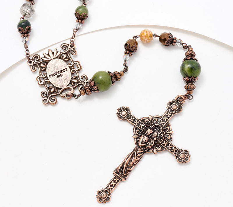 Connemara Marble Mother's Love Rosary — View 5